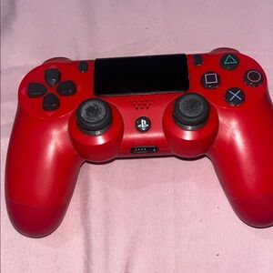 Red playstation 4 Game Controller